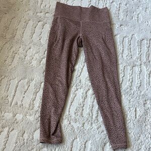 Athleta Brown Patterned Leggings